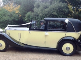 Chauffeur driven Rolls Royce for wedding hire in Poole
